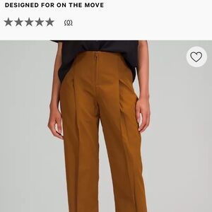 lululemon athletica cotton blend twill Trousers sz 31